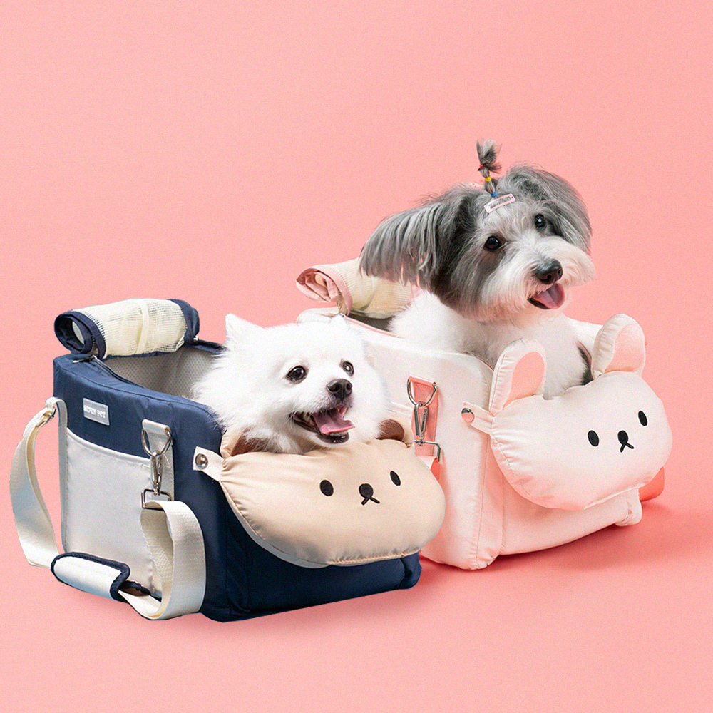 세븐펫 강아지 허그미 콘솔 카시트 반려동물 이동가방