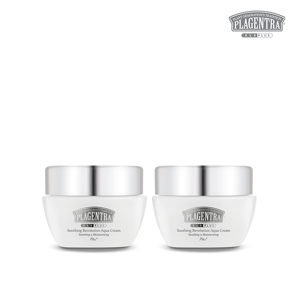 프라젠트라 수딩 레볼루션 아쿠아 크림 Plus 60g x 2개 (저자극 임산부 스킨케어)