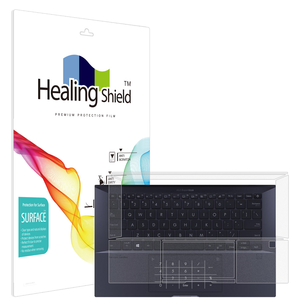 에이수스 ExpertBook B9 B9400CEA 무광 팜레스트/터치패드 필름 2매 - 상품 이미지