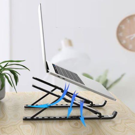 10단조절 접이식 테블릿거치대 노트북스탠드 맥북받침대
