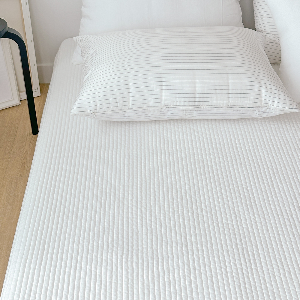 코지 모달 누빔 올인원 매트리스 커버 일체형 침대 시트 슈퍼싱글