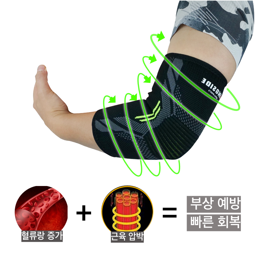 링사이드코리아 팔꿈치보호대 복싱 엘보 슬리브 / 운동 아대 밴드 테니스 골프 헬스 이미지 7