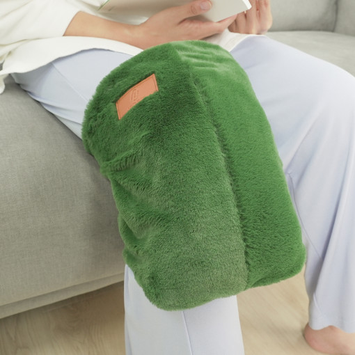 무릎 온수 찜질기 온열 전기 찜질팩 브라운