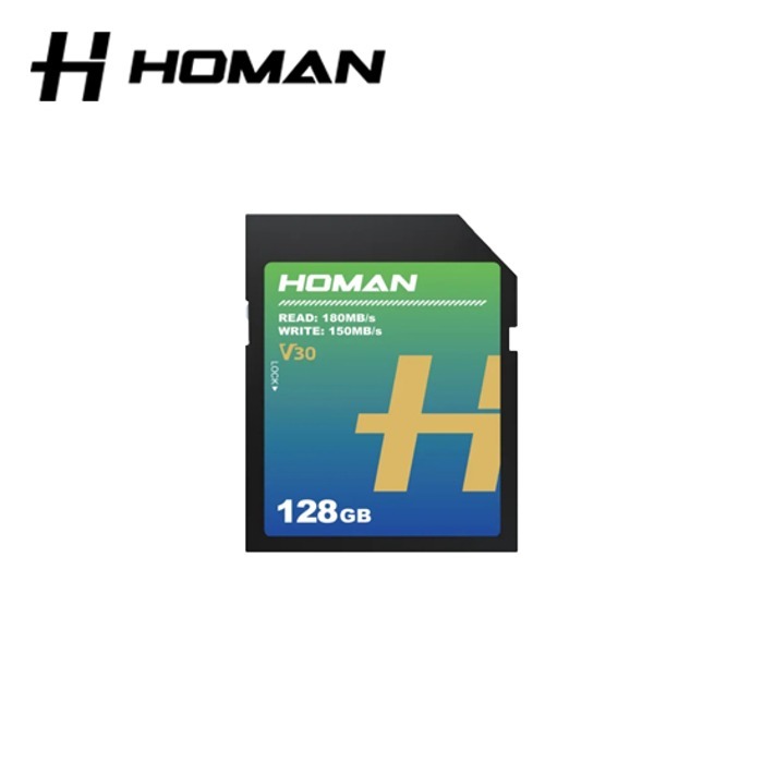 HOMAN UHS-I SD Card V30 128GB