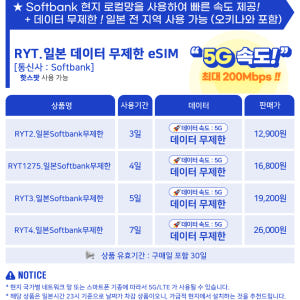 일본이심 eSIM 후쿠오카 오사카 도쿄 5G로컬망 소프트뱅크1일 1GB ... 솔직 후기 | 실사용자 리뷰 분석 - 상품 이미지 4