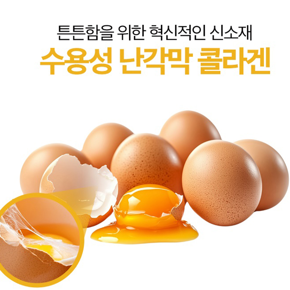 난각막 난간막 가수분해물 저분자 콘드로이친 수용성 난관막 효능 분말 60정 4개월 - 상세 이미지 4