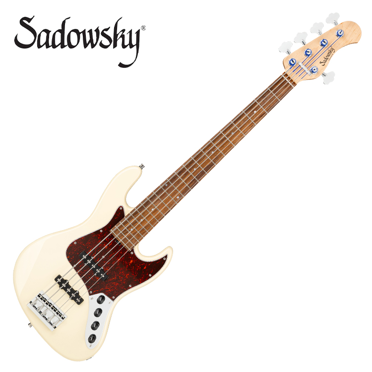 사도스키 메트로라인 빈티지 J/J 픽업 베이스 5현 액티브 엘더 바디 올림픽 화이트 Sadowsky MetroLine Olympic White - SML21VJ5 28 ALD - 상품 이미지