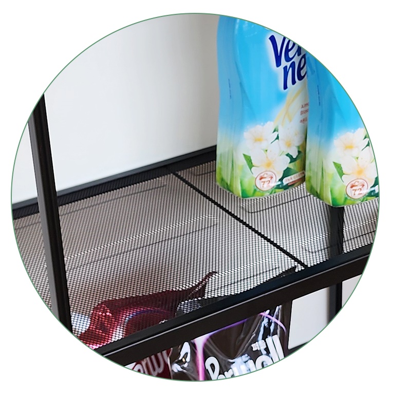 철제선반 스탠딩 메탈 수납 거실 다용도실 베란다 선반 3단