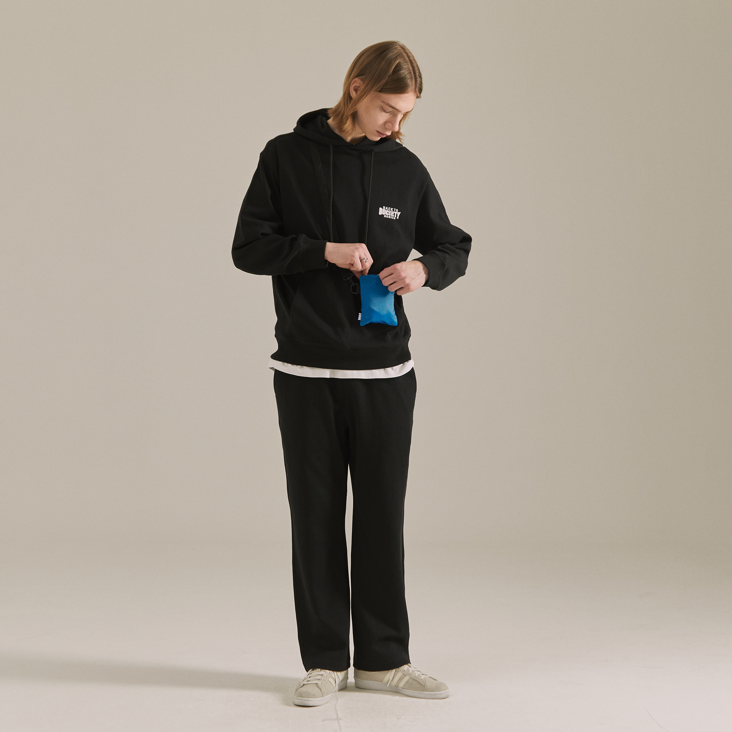 베이직하우스 공용 더블사이드저지 트레이닝 팬츠 - 상세 이미지 3