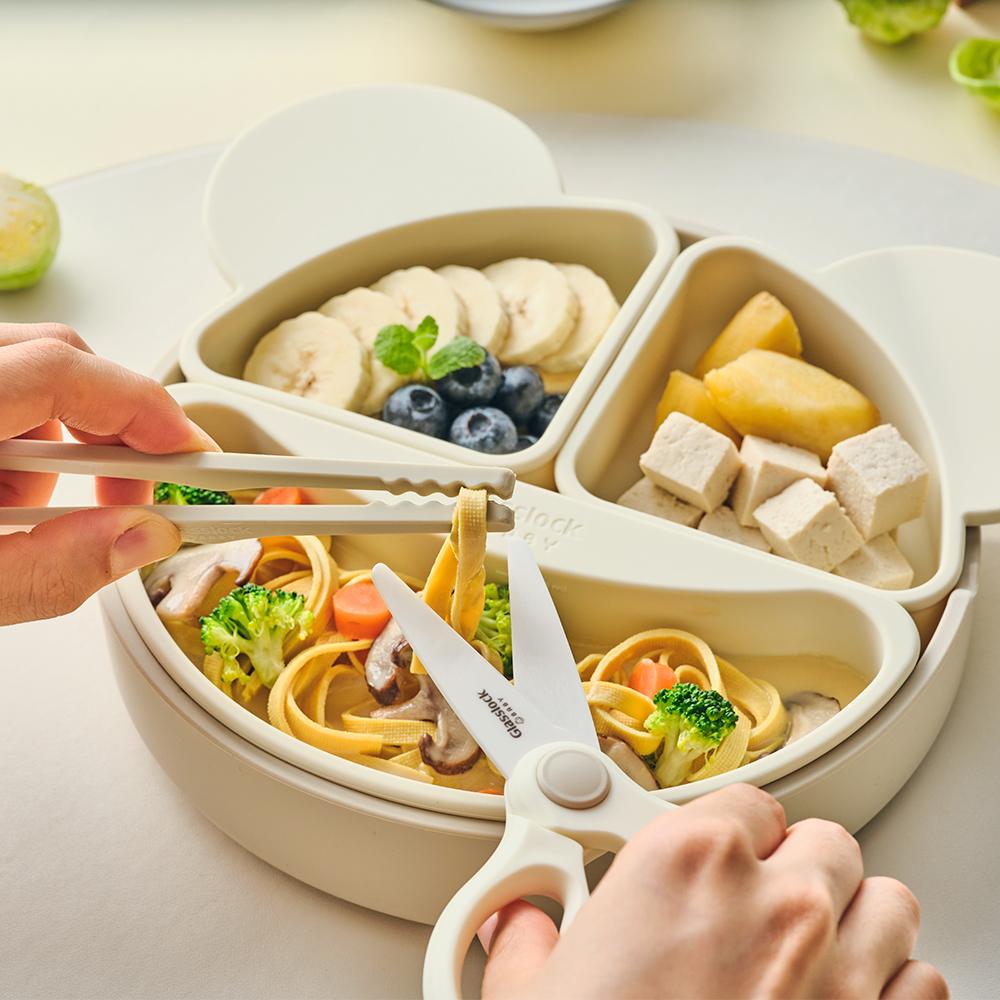 글라스락 베이비 휴대용 가위 집게 세트