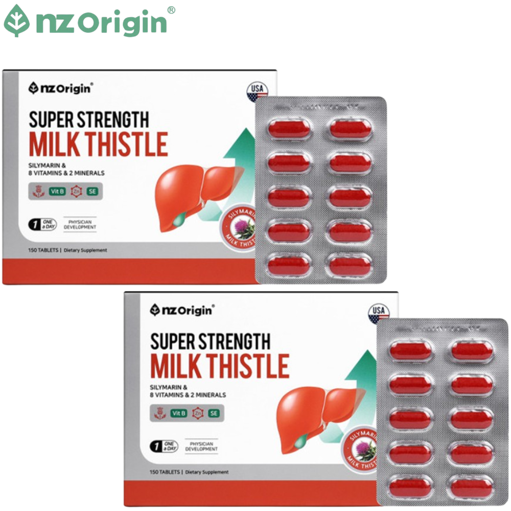 엔젯오리진 프리미엄 밀크씨슬 150정 2박스 10개월 실리마린 130mg 간건강 면역 - 상품 이미지