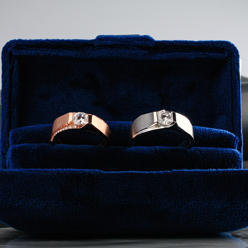 5부 천연 다이아 커플링 GIA 무광 텍스쳐 반지 예물 결혼 웨딩 선물