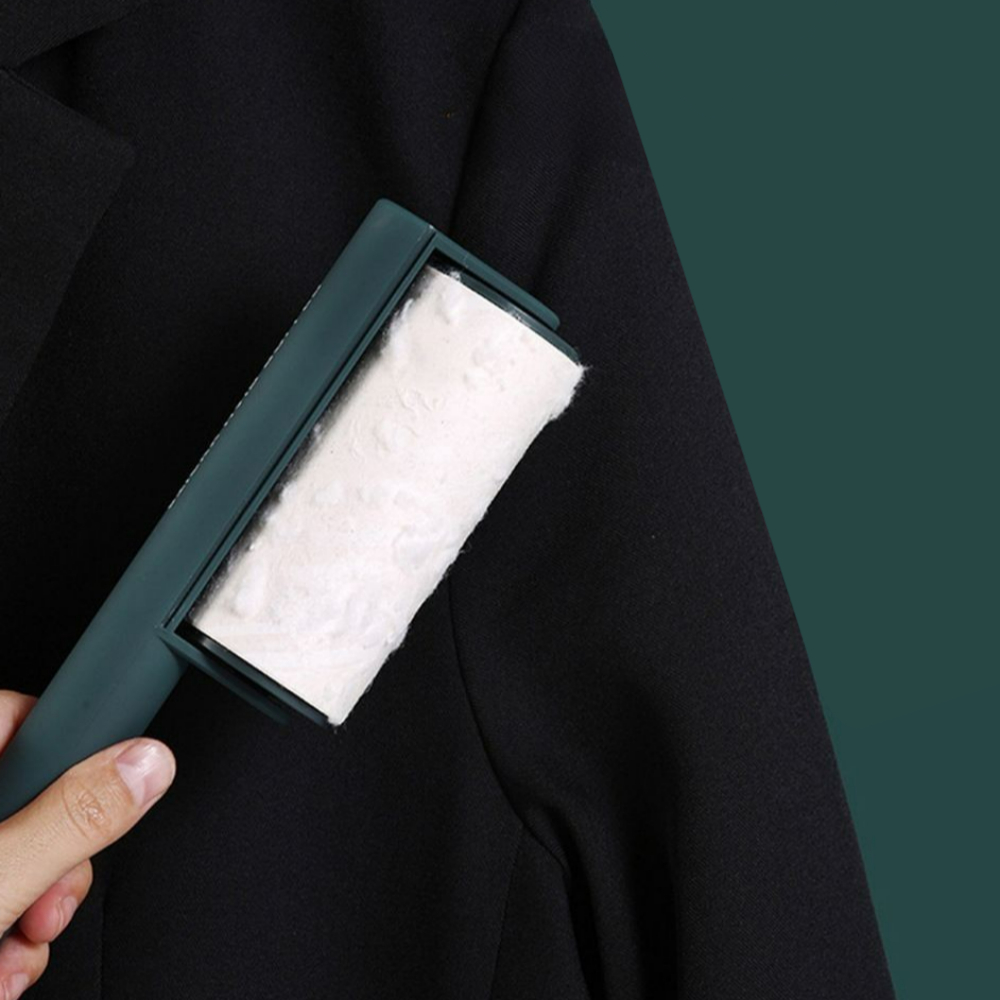 돌돌이 테이프 클리너 초강력 사선컷팅 리필가능 옷먼지반려동물털 제거 이미지 7