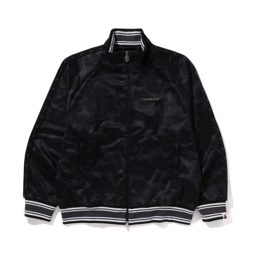 베이프 자켓 SOLID CAMO BATHING APE LOGO RELAXED FIT TRACK JACKET 1K70-115-314 - 상품 이미지