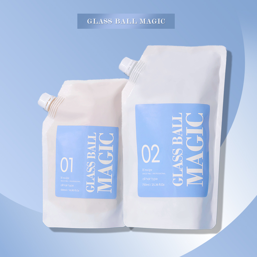 유리알 매직 500/750ml (제1/2제) 탄력있고윤기나는 빠른 파마 스트레이트 - 상품 이미지