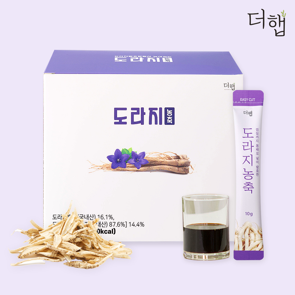 더햅 배도라지스틱 약도라지청 흑도라지청 배도라지청 도라지진액 60포 - 상세 이미지 3