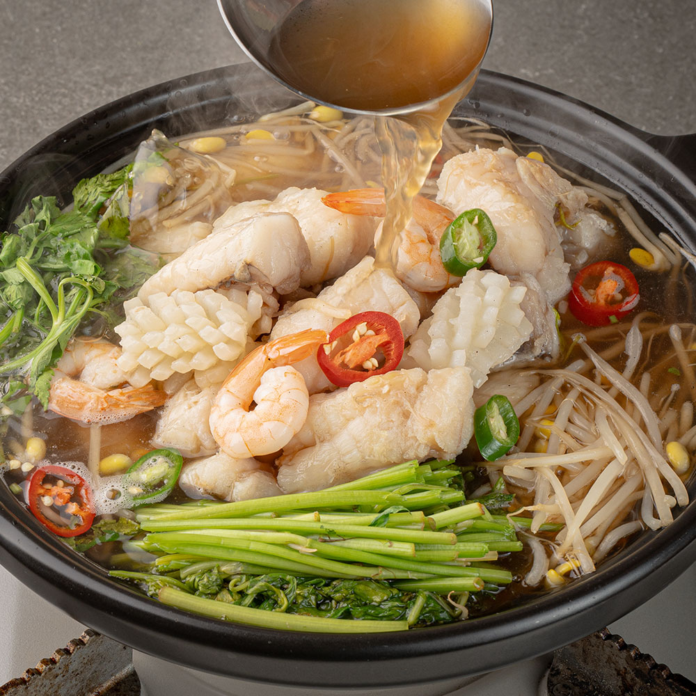 쫄깃 야들 살 가득 순살 아귀 지리탕 맑은 아귀탕 아구탕 밀키트 2-3인분