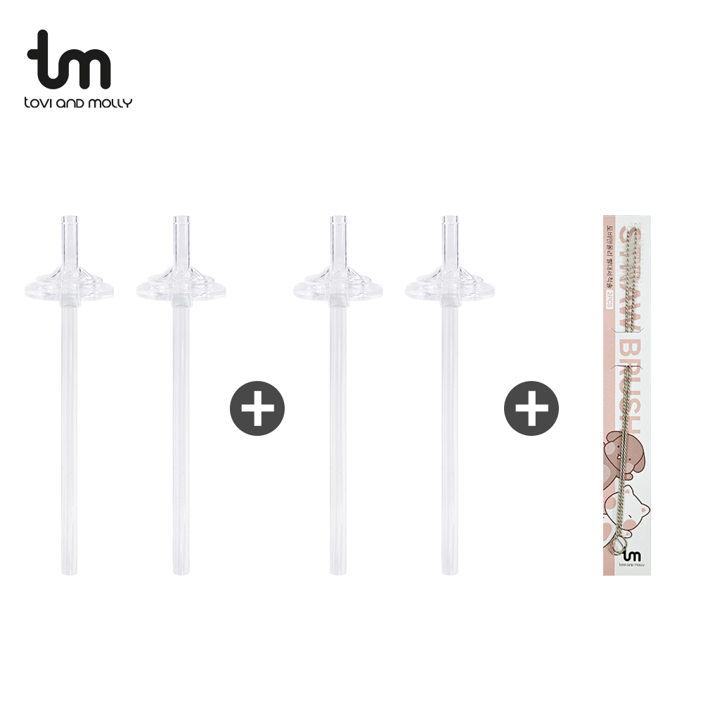 [토비앤몰리] 교체용 빨대리필세트 1+1 모음전 더블하트 모윰 호환 100% 국내제조