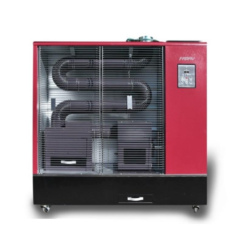 펠릿형 튜브히터 캠핑장 야외용 곱창난로 40평 농촌 돈풍기