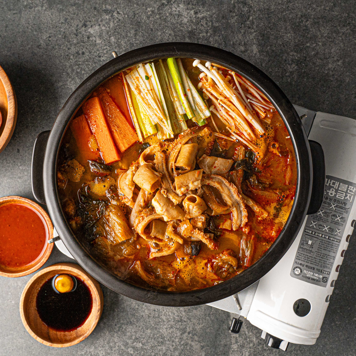 선비찬 소곱창전골 650g X 20봉 (내장탕) 프렌차이즈 매장용 냉동 즉석국 탕 - 상세 이미지 2