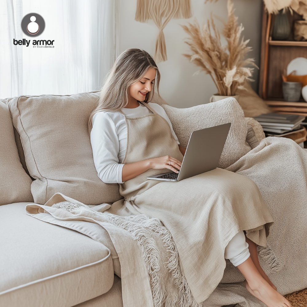 미국 벨리아모 오가닉 임산부 전자파 완화 담요 / 프리미엄 임신축하선물 / 임산부선물