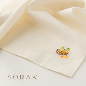소락 SORAK 오가닉 코튼 유기농 순면 자수손수건 제주 해녀 귤 동백 솔직 후기 | 실사용자 리뷰 분석 - 상품 이미지 1