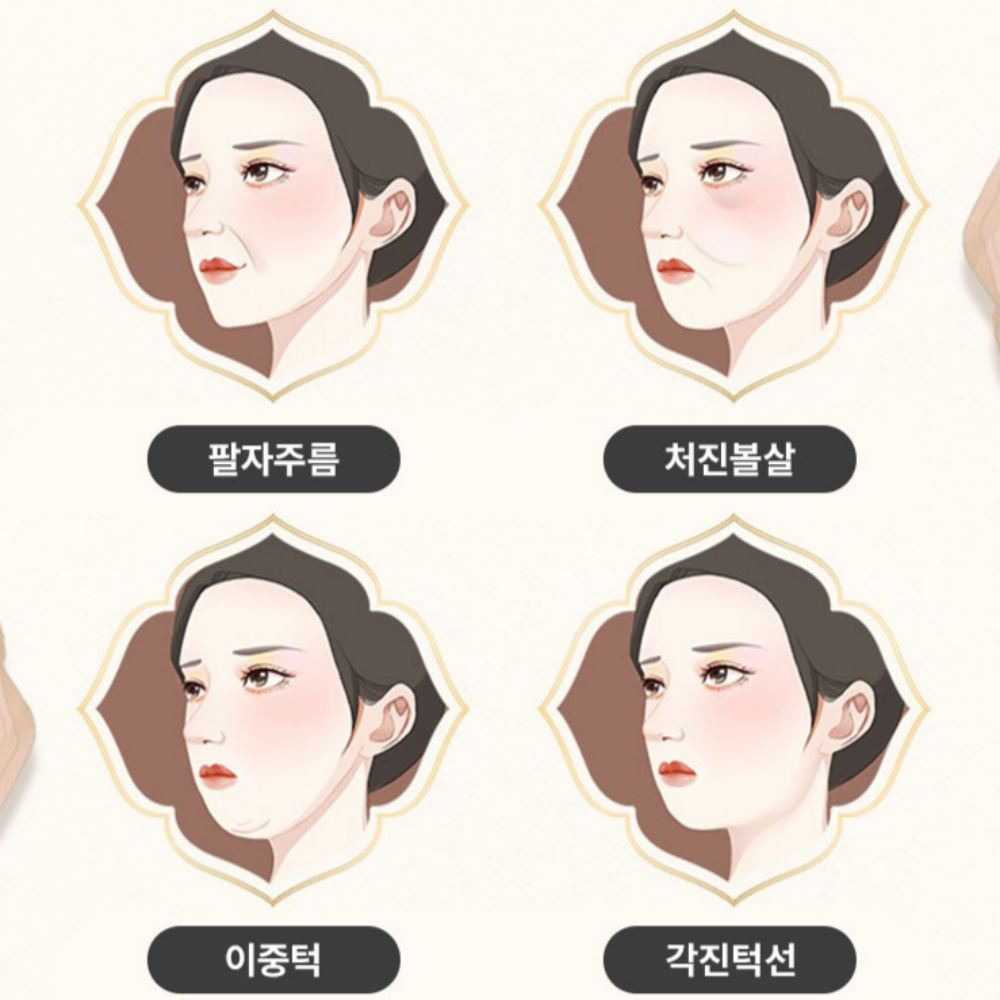 얼굴리프팅밴드 브이마스크 이중턱 교정 작은얼굴 페이스라인 탄력케어 - 상세 이미지 4