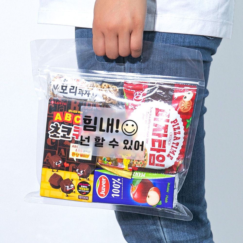 더하모니 과자선물세트 구디백 주스 어린이집 교회 학교 과자 세트 - 상품 이미지