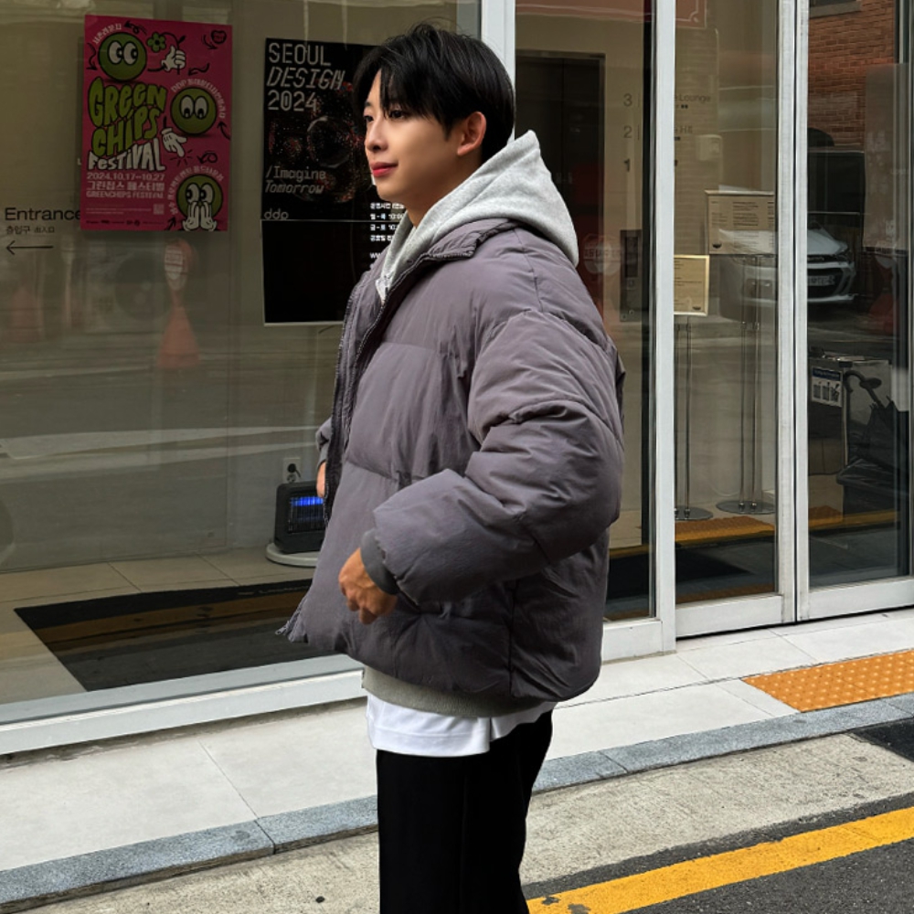 남자 카요 오버핏 겨울 웰론 푸퍼 패딩 6컬러 이미지 8