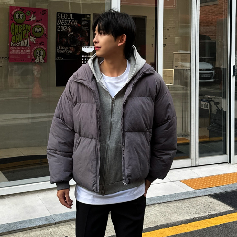 남자 카요 오버핏 겨울 웰론 푸퍼 패딩 6컬러 - 상세 이미지 3