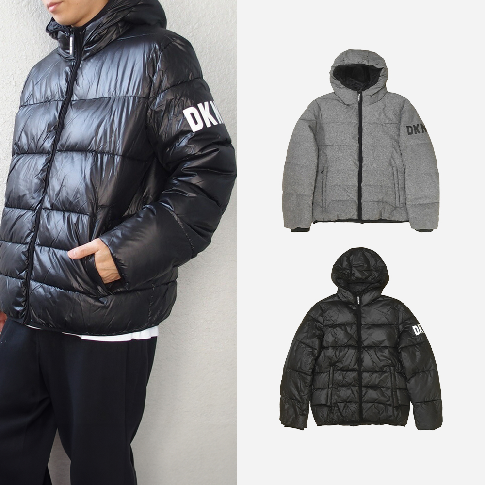 DKNY 남성 패딩 오버핏 푸퍼 점퍼 겨울 자켓 - 메인 이미지