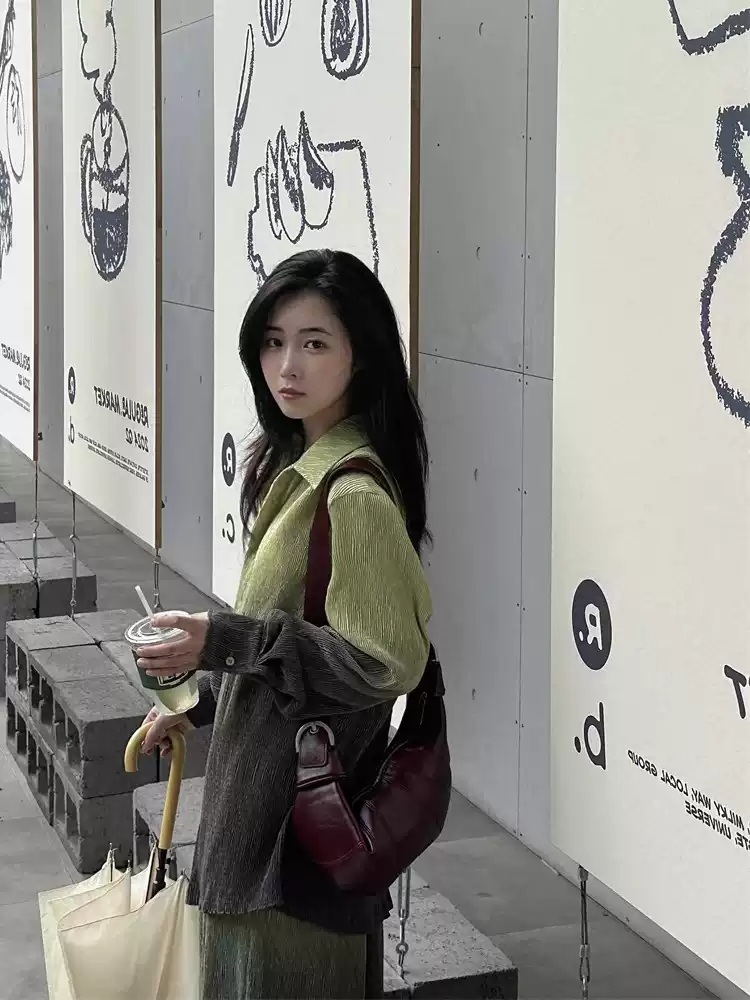 다리미 패밀리 10화 왕지혜 투피스 세트 이미연 그라데이션 가을 의상 옷 패션 - 상세 이미지 5