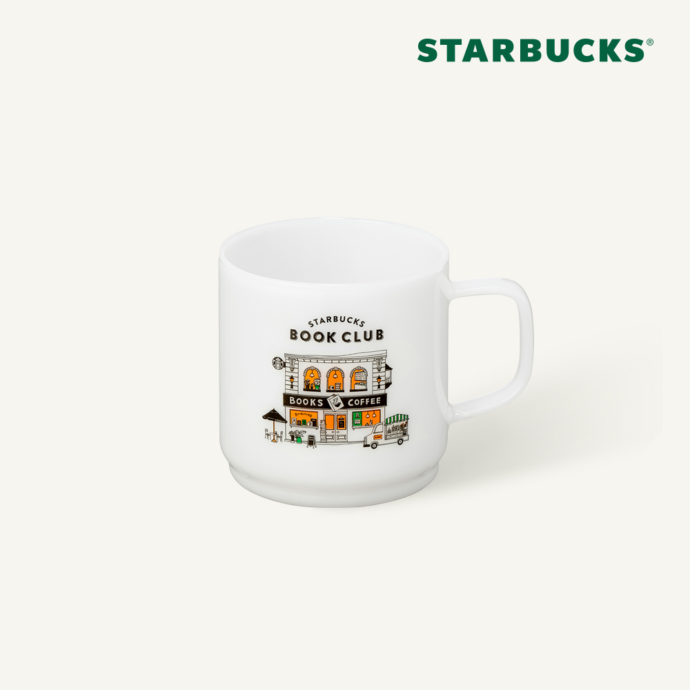 [스타벅스] 북클럽 밀크 글라스 355ml : 스타벅스