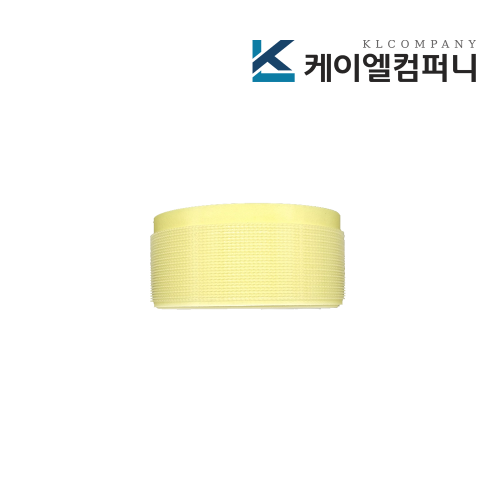 폭 2cm 부드러운 신형 사출 접착벨크로 양면테이프 거칠이 투명 1M - 상품 이미지