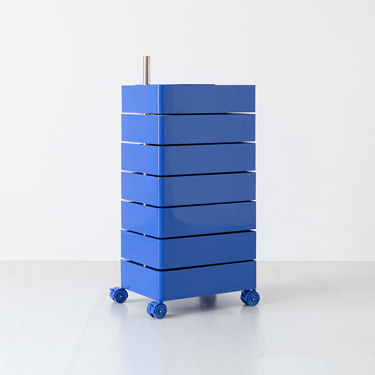 빙그리 회전서랍 트롤리 7단 블루 6169.5971