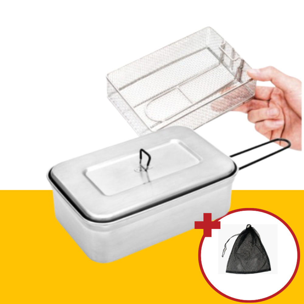 탑앤탑 반합 메스틴찜망 미니 스텐 바스켓 세트