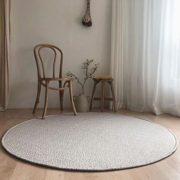 170cm 실내 대형원형러그 대형원형카페트 원룸러그
