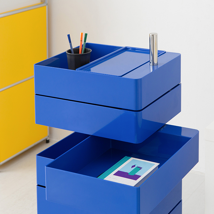 빙그리 회전서랍 트롤리 7단 블루 6169.5971