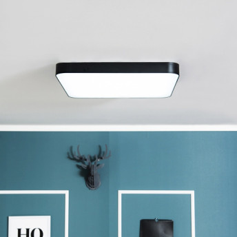 LED 커브드 시스템 방등 60W (블랙) 밀착형 - 상품 이미지