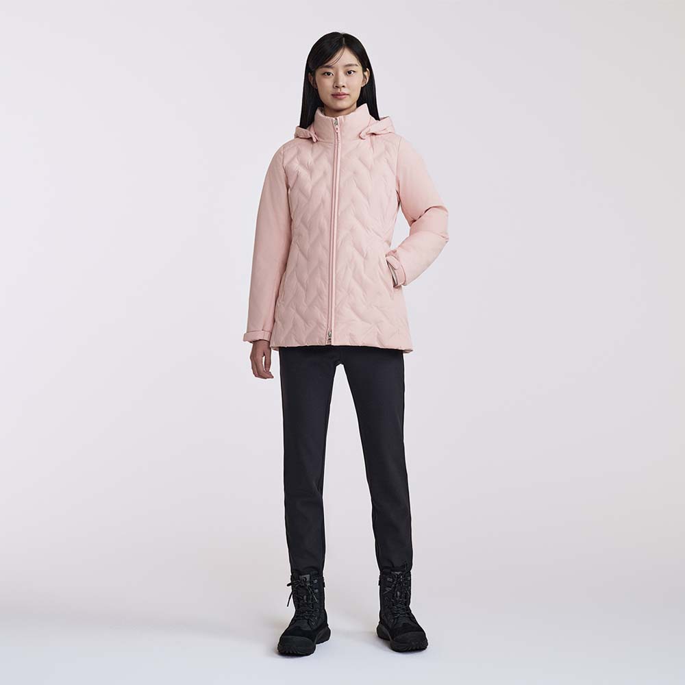 블랙야크 역시즌 여성 겨울 다운 패딩 후드 경량 잠바 점퍼 등산 제로스팟 후디 다운 자켓 - 상세 이미지 2