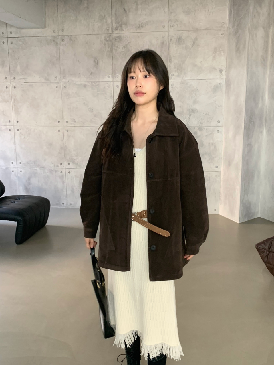 돈피 싱글 하프 스웨이드 자켓 2colors 상세 이미지 12