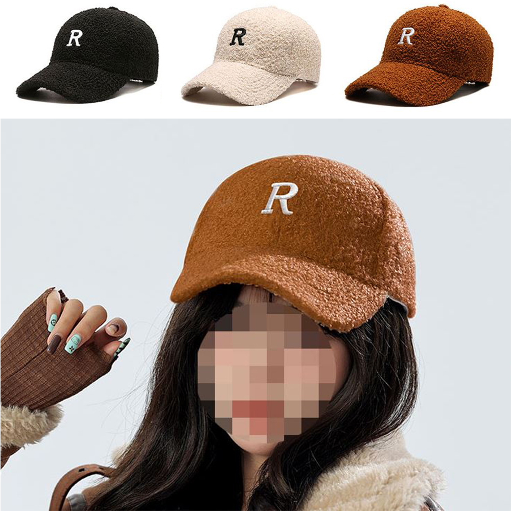여성 뽀글이 야구모자 따스한 여자 방한 보온 외출 패션 볼캡