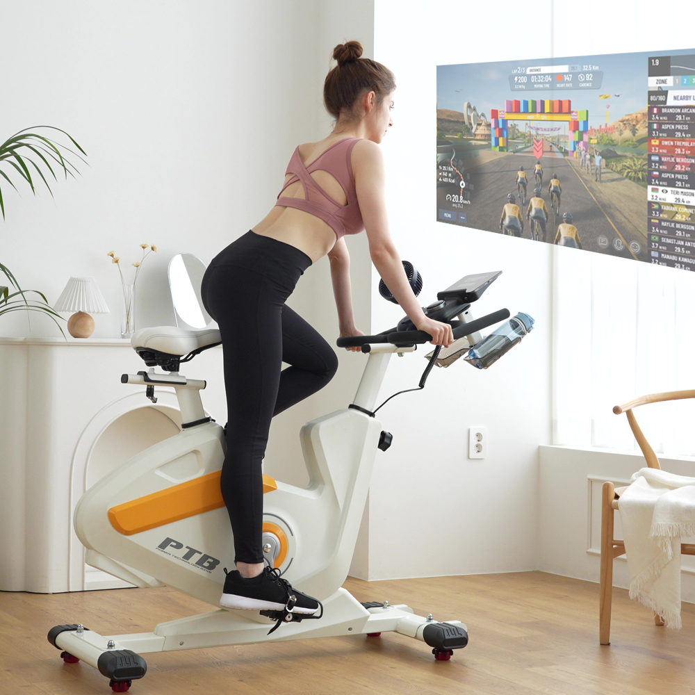 (정상가 799,000원) 은성헬스빌 스피디 Z80 ERG 즈위프트 어플연동 스핀싸이클 실내자전거 + 야핏1개월 이용권 + 풍속자동조절선풍기 - 상세 이미지 2