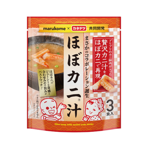마루코메 호보카니지루 게맛살 돈지루 3인분 / 일본 즉석 미소 된장국 - 상품 이미지