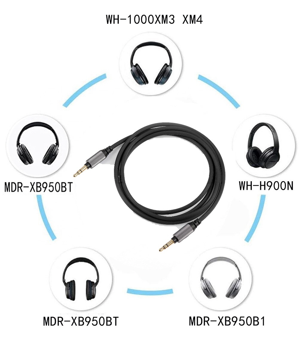 [호환] 소니 헤드폰 헤드셋 케이블 선 MDR-1A 1R WH-1000XM2 XM3 XM4 - 상세 이미지 5