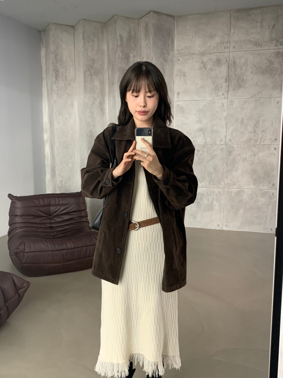 돈피 싱글 하프 스웨이드 자켓 2colors 상세 이미지 50
