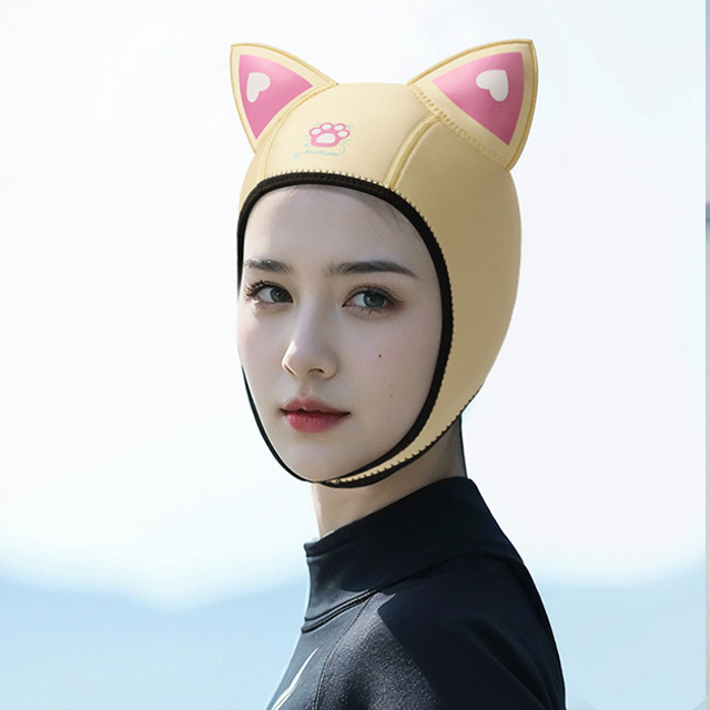 캐릭터 스쿠버 다이빙 후드 스노쿨링 프리 다이빙 모자 : 따봉몰.