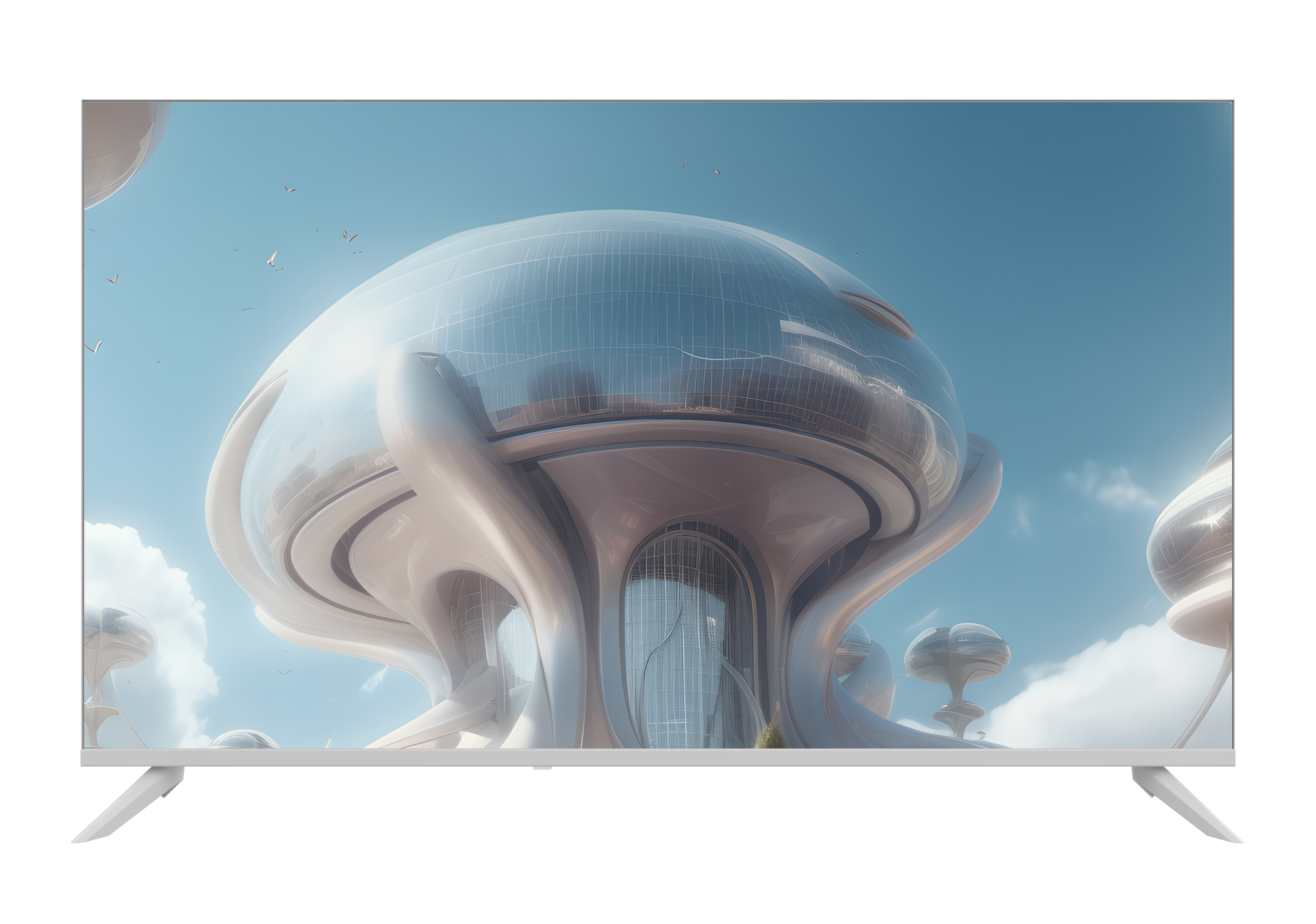 큐빅스 화이트에디션 127cm(50인치) UHD 4K QLED 구글 스마트 TV 안드로이드 GSQBX50UHD-A1