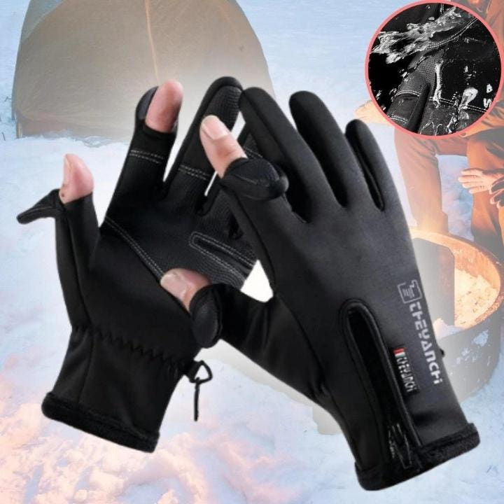 터치 손가락 뚜껑 장갑 오픈 핑거 기모 장갑