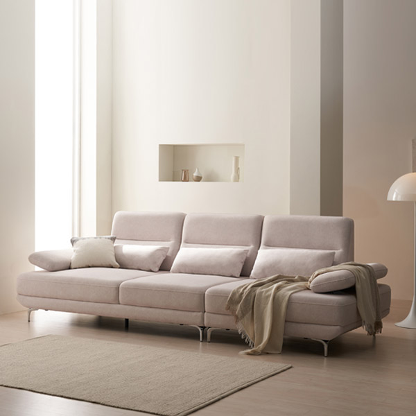 [도착보장] 삼익가구 모딘 스윙형 4인 기능성 소파 스툴미포함, 오트밀